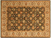 handmade Traditional Design Brown Lt. Tan Hand Knotted RECTANGLE 100% WOOL area rug 4x6
